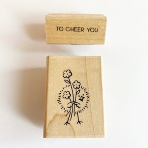 Stampendous Calendar Chick Flower Chick Stamp E178